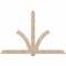 Ekena Millwork Redmond Smooth Timber Gable Bracket, Douglas Fir, 96"W x 64"H x 3 1/2"D x 5 1/2"F, 16/12 Pitch GBW096X64X0406RED00SDF - alternate 1